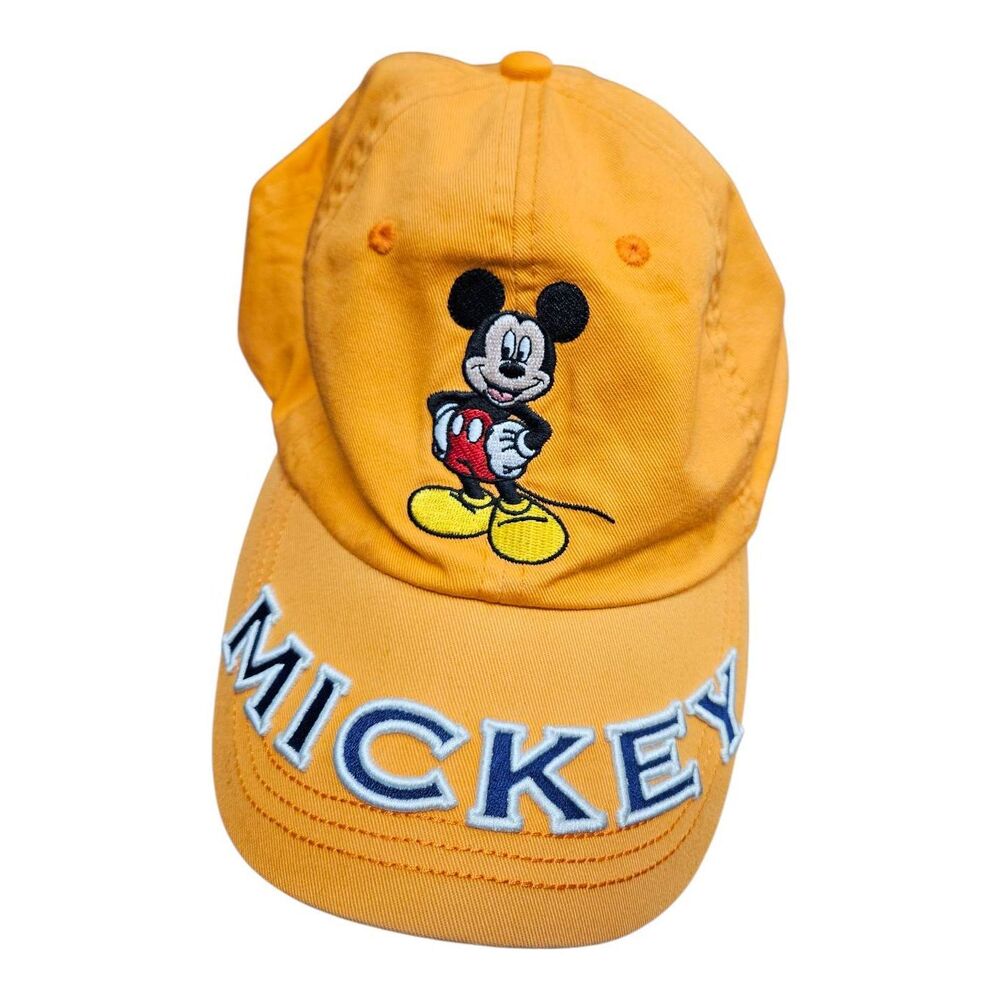 Disney Orange Mickey Mouse Hat Embroidered - Picture 4 of 8